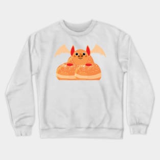 Jelly donut bat Crewneck Sweatshirt